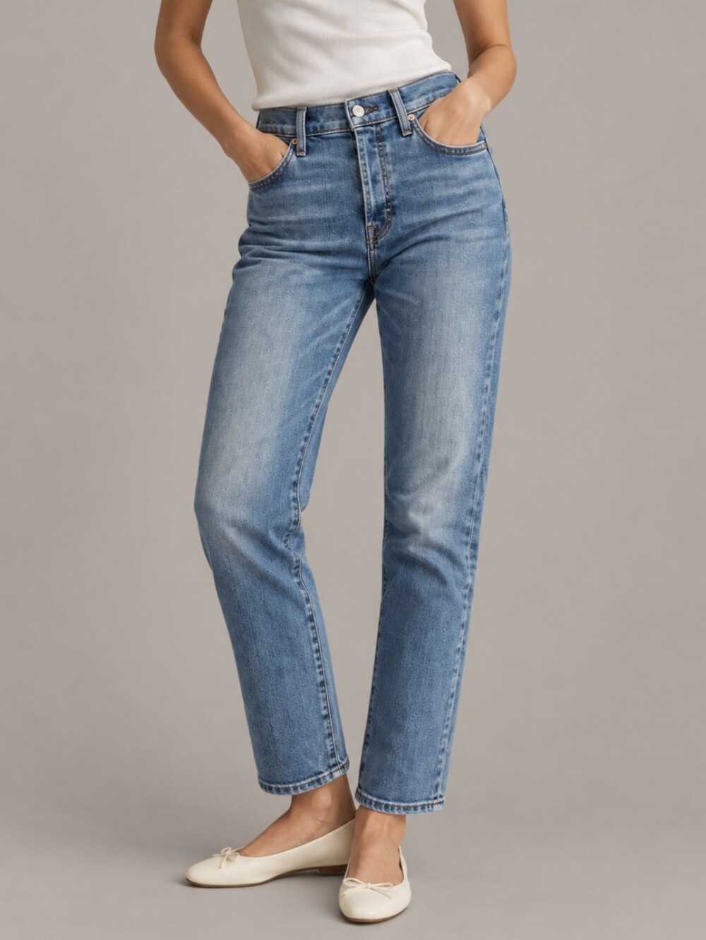 7 For All Mankind Josefina Slim Boyfriend Jeans Ibiza Wash Womens Size 30